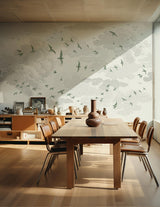 Veer Decor Birds Pack 1 & 2 in Green Wall Mural