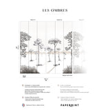Papermint Shadows Pack 1 & 2 in Pink Wall Mural