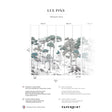 Papermint Pines Pack 1 & 2 in Green Wall Mural