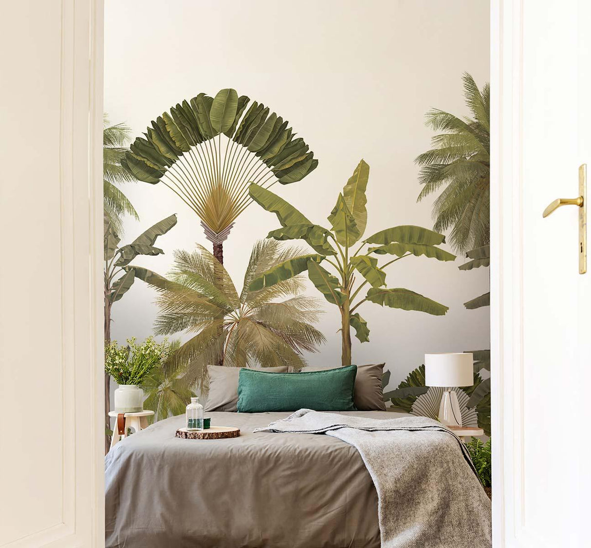 Veer Decor Manaus Pack 1 & 2 in Green Wall Mural