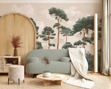 Veer Decor Matsu Pack 1 & 2 in Pink Wall Mural