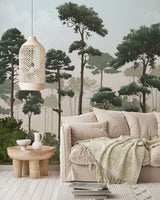 Veer Decor Matsu Pack 1 & 2 in Blue Wall Mural