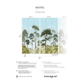 Papermint Matsu Pack 1 & 2 in Green Wall Mural