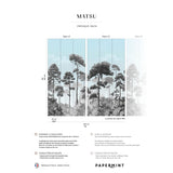 Papermint Matsu Pack 1 & 2 in Gray Wall Mural