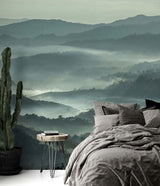 Veer Decor Misty Line Pack 1, 2 & 3 in Green Wall Mural