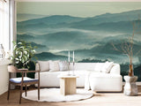 Veer Decor Misty Line Pack 1, 2 & 3 in Green Wall Mural
