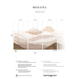 Papermint Montagna Pack 1, 2 & 3 in Pink Wall Mural