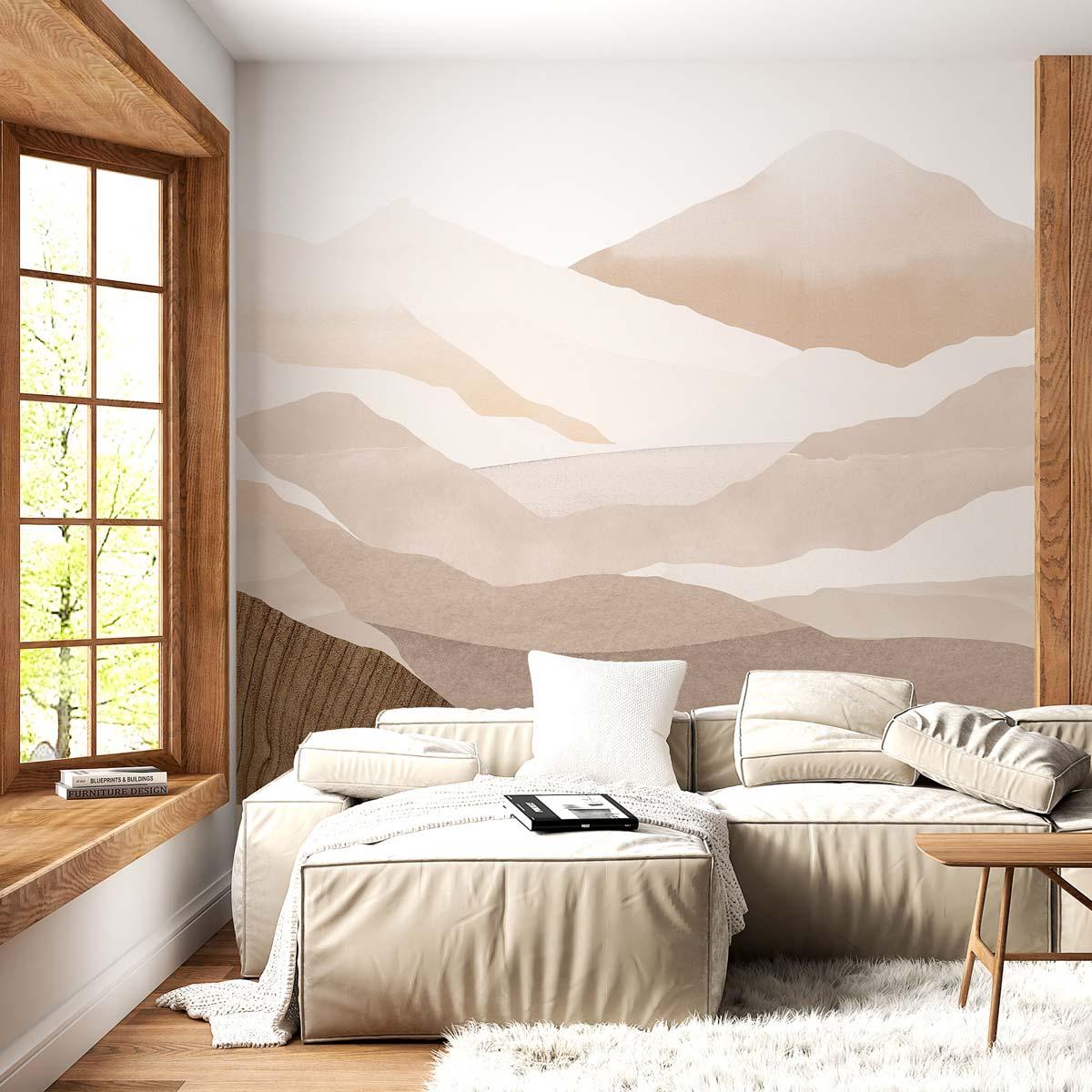 Veer Decor Montagna Pack 1, 2 & 3 in Pink Wall Mural