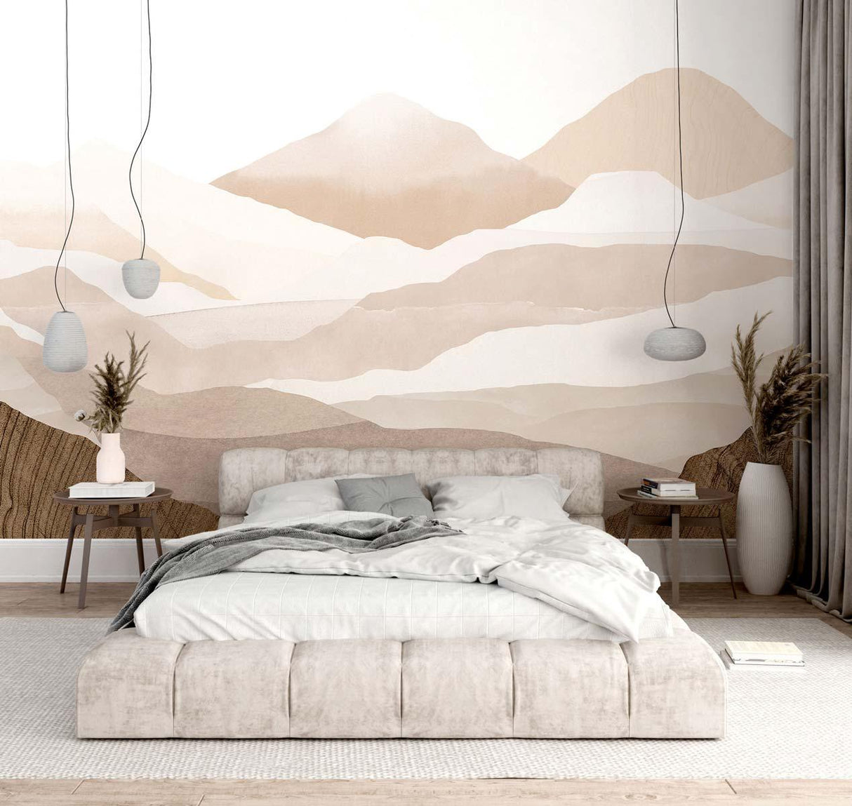 Veer Decor Montagna Pack 1, 2 & 3 in Pink Wall Mural