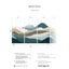 Papermint Montagna Pack 1, 2 & 3 in Teal Wall Mural