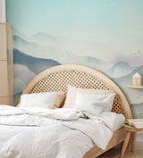 Veer Decor Japanese Mountain Pack 1, 2 & 3 in Blue Wall Mural