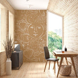 Veer Decor Mystic Pack 1, 2 & 3 in Brown Wall Mural