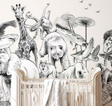 Veer Decor Noah Pack 1, 2 & 3 in Gray Wall Mural