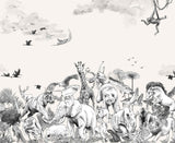 Veer Decor Noah Pack 1, 2 & 3 in Gray Wall Mural