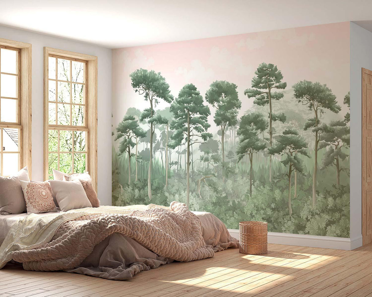 Veer Decor Oka Pack 1, 2 & 3 in Pink Wall Mural