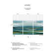 Papermint Onda Pack 1, 2 & 3 in Blue Wall Mural