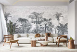 Veer Decor Palm Grove Pack 1, 2 & 3 in Gray Wall Mural