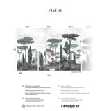 Papermint Pinery Pack 1, 2 & 3 in Green Wall Mural