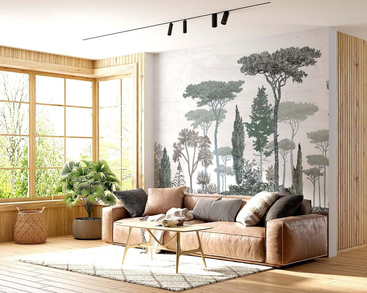 Veer Decor Pinery Pack 1, 2 & 3 in Green Wall Mural