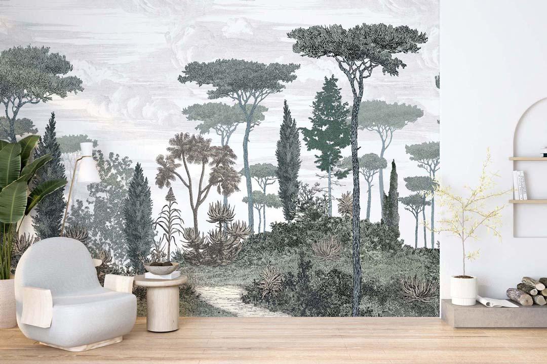 Veer Decor Pinery Pack 1, 2 & 3 in Green Wall Mural