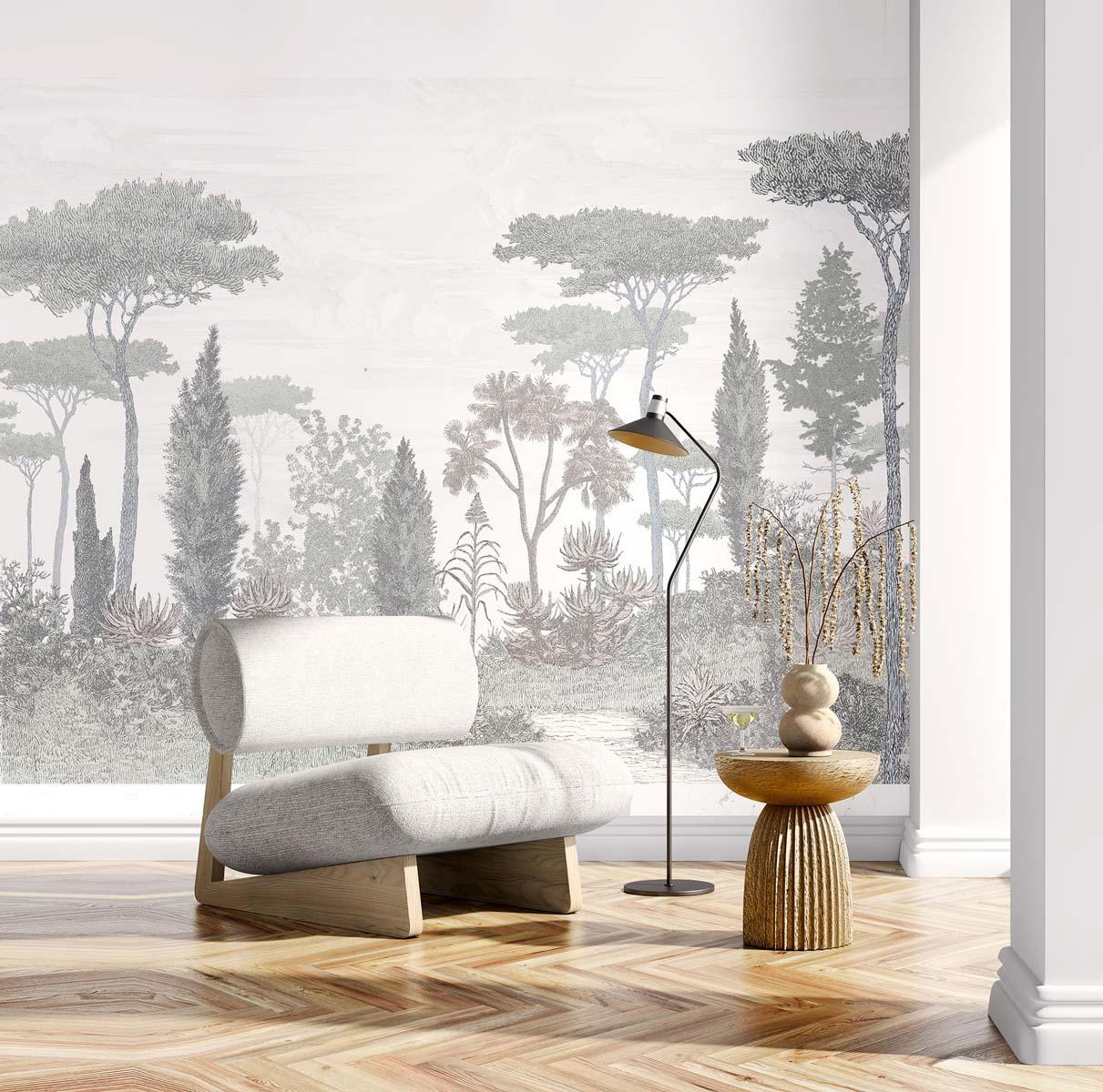 Veer Decor Pinery Pack 1, 2 & 3 in Gray Wall Mural