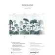 Papermint Pinewood Pack 1, 2 & 3 in Blue Wall Mural