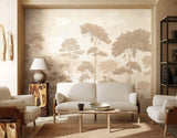 Veer Decor Pinewood Pack 1, 2 & 3 in Beige Wall Mural