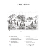 Papermint Porquerolles Pack 1, 2 & 3 in Gray Wall Mural