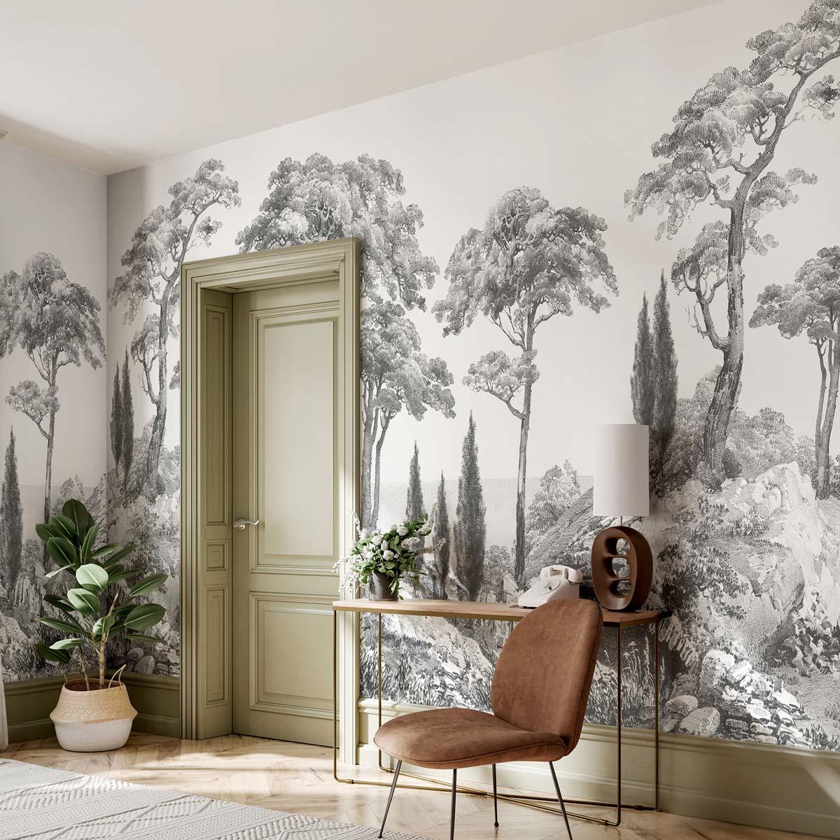 Veer Decor Porquerolles Pack 1, 2 & 3 in Gray Wall Mural
