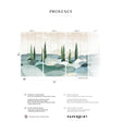 Papermint Provence Pack 1, 2 & 3 in Green Wall Mural