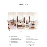Papermint Provence Pack 1, 2 & 3 in Pink Wall Mural