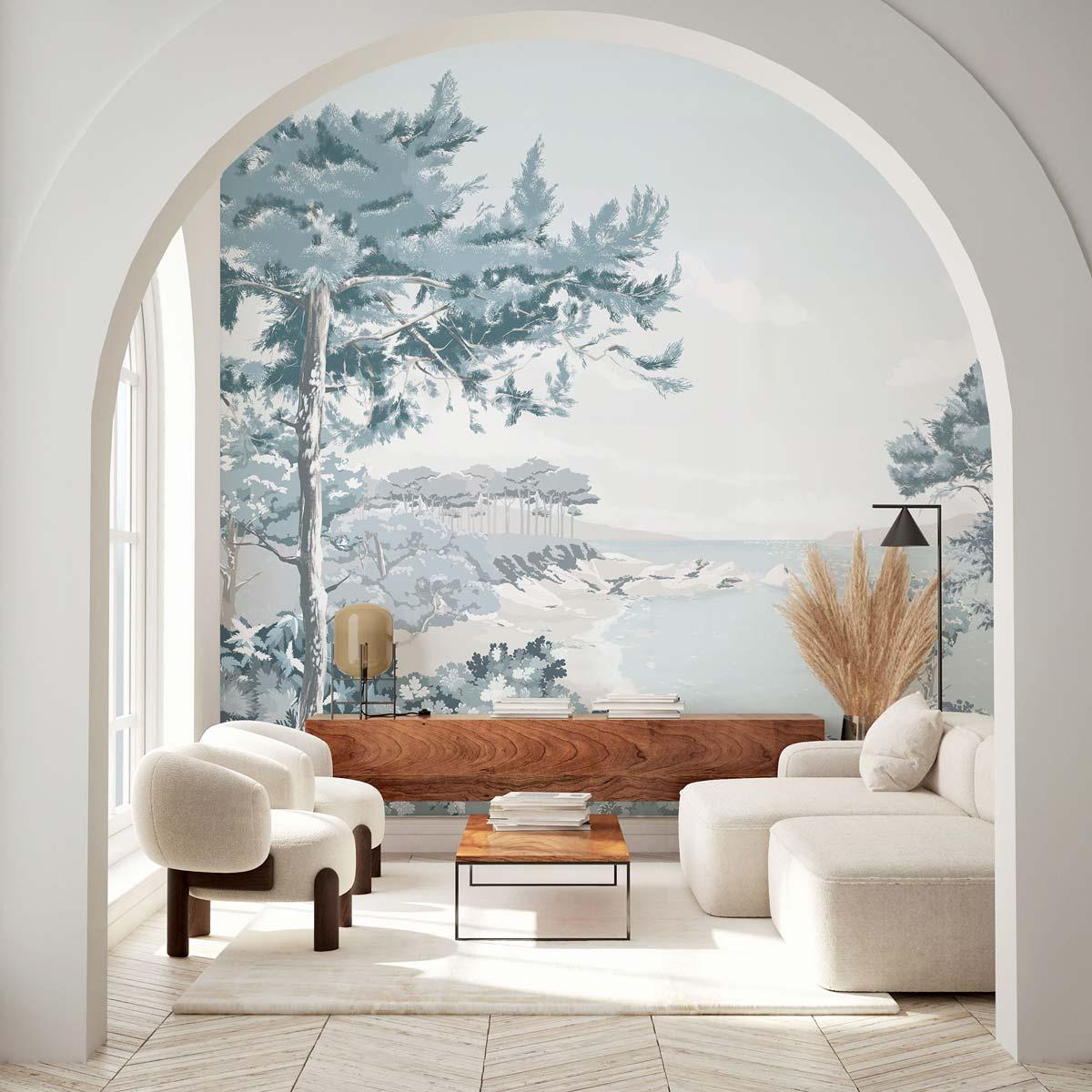 Veer Decor Quiberon Pack 1, 2 & 3 in Blue Wall Mural