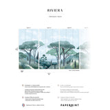 Papermint Riviera Pack 1, 2 & 3 in Green Wall Mural