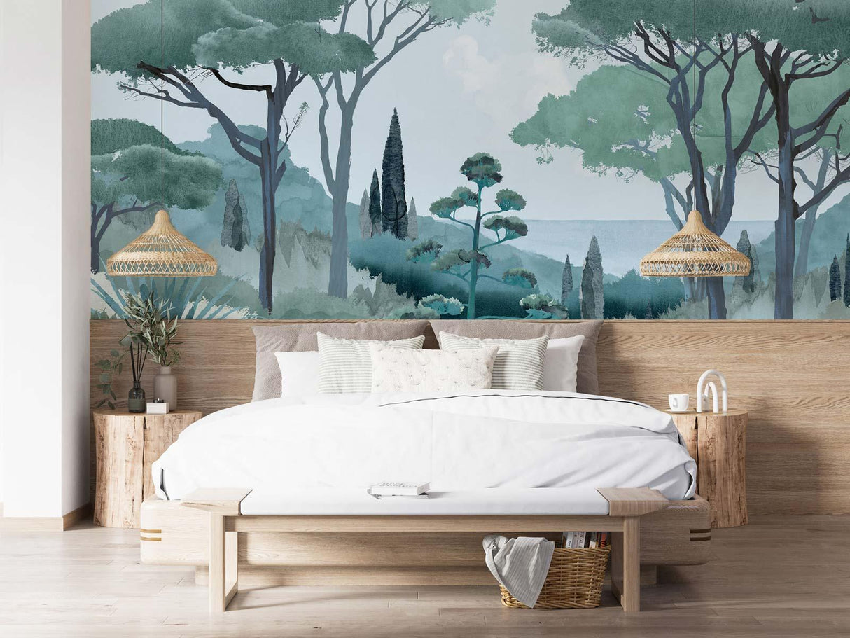 Veer Decor Riviera Pack 1, 2 & 3 in Green Wall Mural