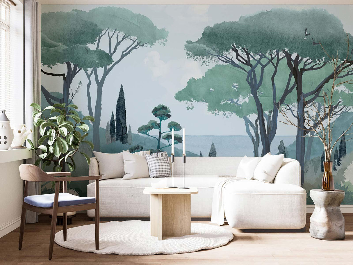 Veer Decor Riviera Pack 1, 2 & 3 in Green Wall Mural