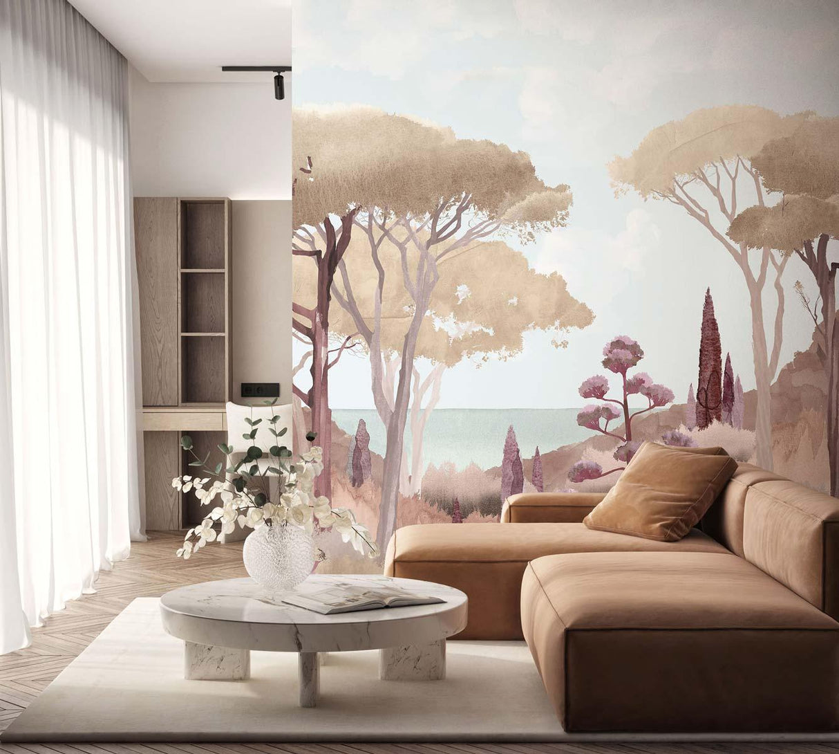 Veer Decor Riviera Pack 1, 2 & 3 in Orange Wall Mural