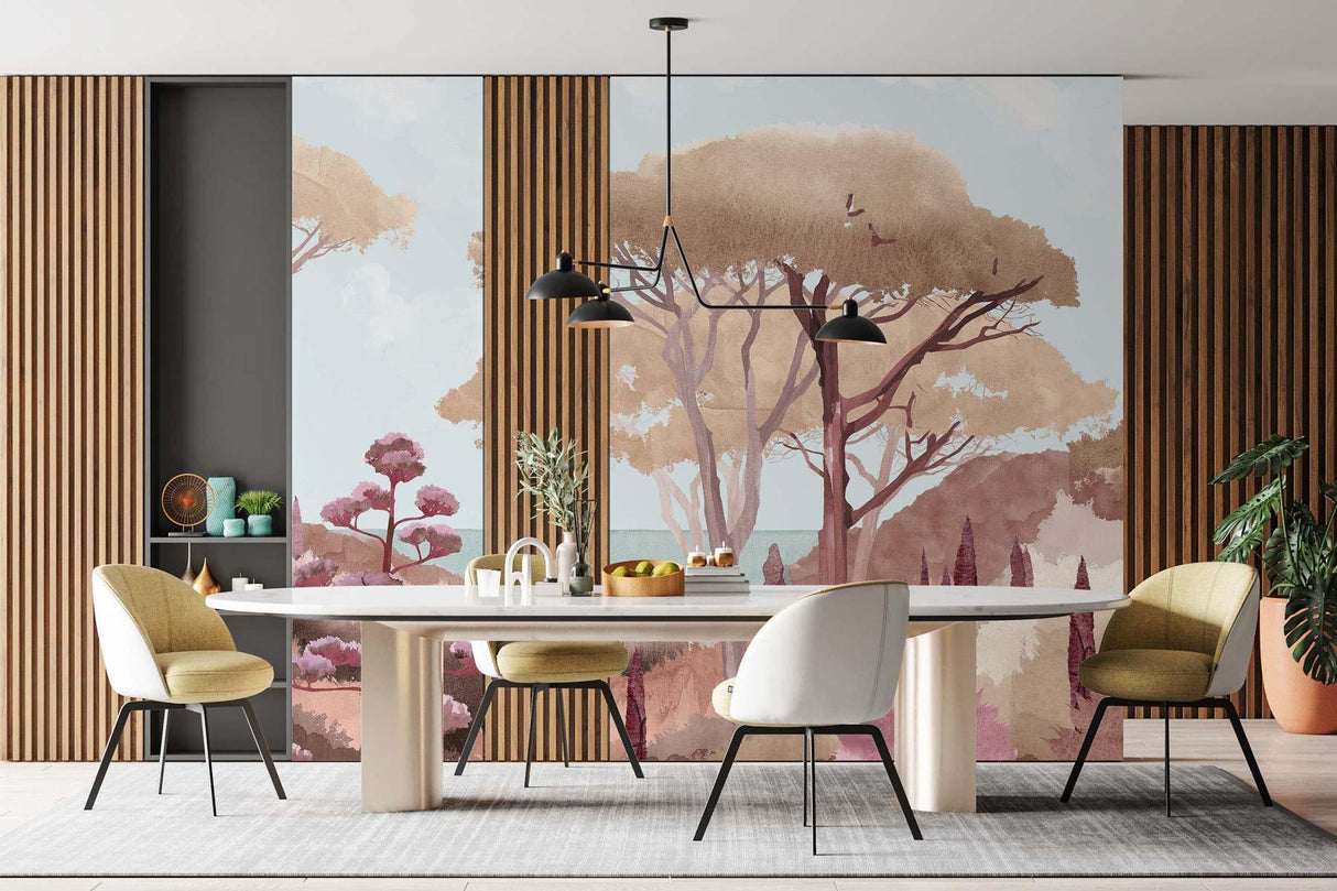 Veer Decor Riviera Pack 1, 2 & 3 in Orange Wall Mural