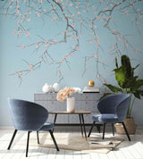 Veer Decor Sakura Pack 1 & 2 in Blue Wall Mural