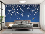 Veer Decor Sakura Pack 1 & 2 in Navy Wall Mural
