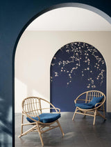Veer Decor Sakura Pack 1 & 2 in Navy Wall Mural