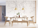 Veer Decor Sakura Pack 1 & 2 in White Wall Mural