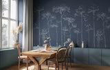 Veer Decor Under the Pines Pack 1 & 2 in Blue Wall Mural