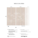 Papermint Under the Pines Pack 1 & 2 in Beige Wall Mural