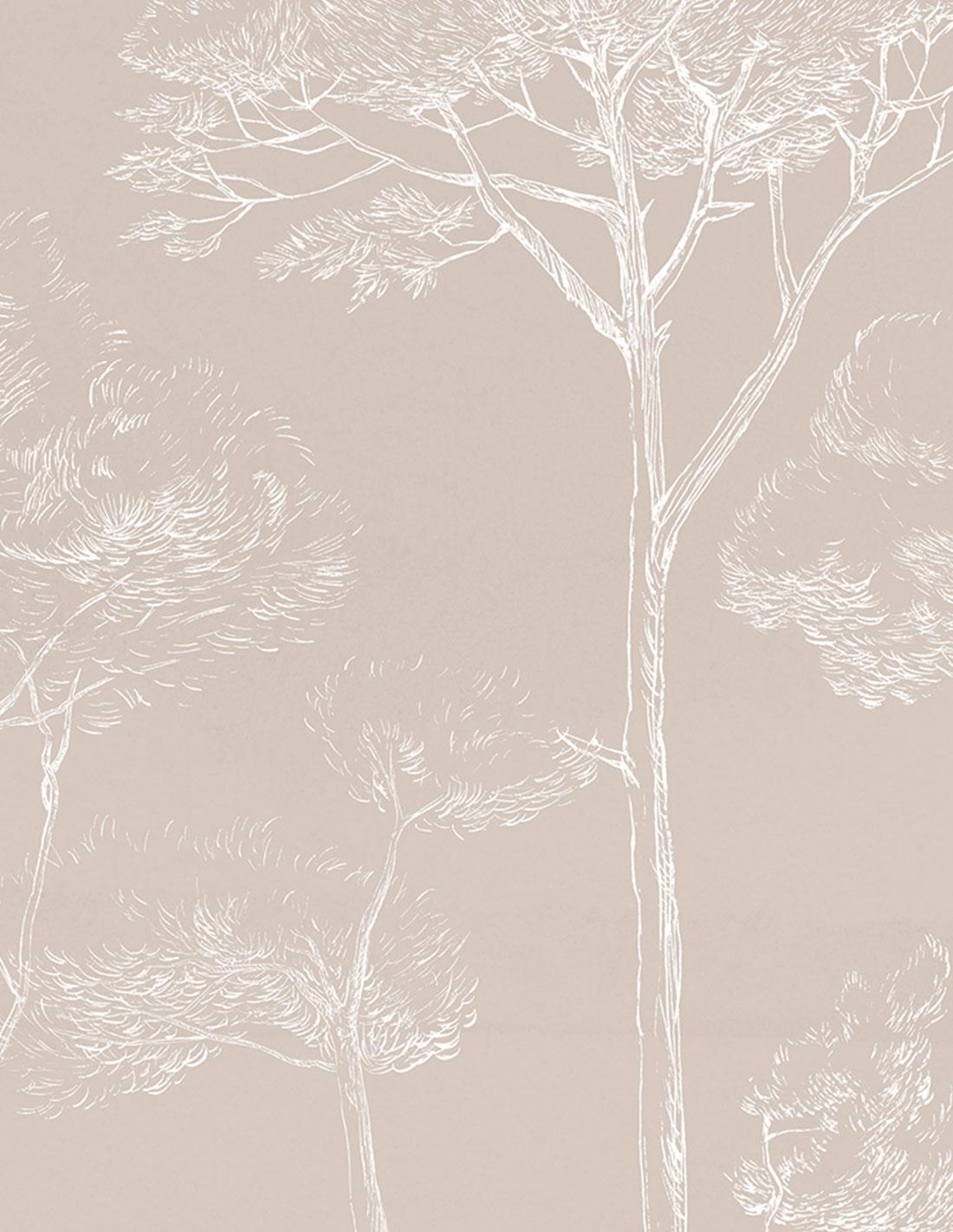 Veer Decor Under the Pines Pack 1 & 2 in Beige Wall Mural