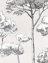 Veer Decor Under the Pines Pack 1 & 2 in White Wall Mural