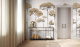 Veer Decor Under the Pines Pack 1 & 2 in Gold Wall Mural