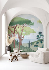 Veer Decor Tuscany Watercolor Pack 1, 2 & 3 in Multi Wall Mural