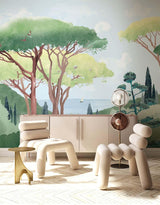 Veer Decor Tuscany Watercolor Pack 1, 2 & 3 in Multi Wall Mural