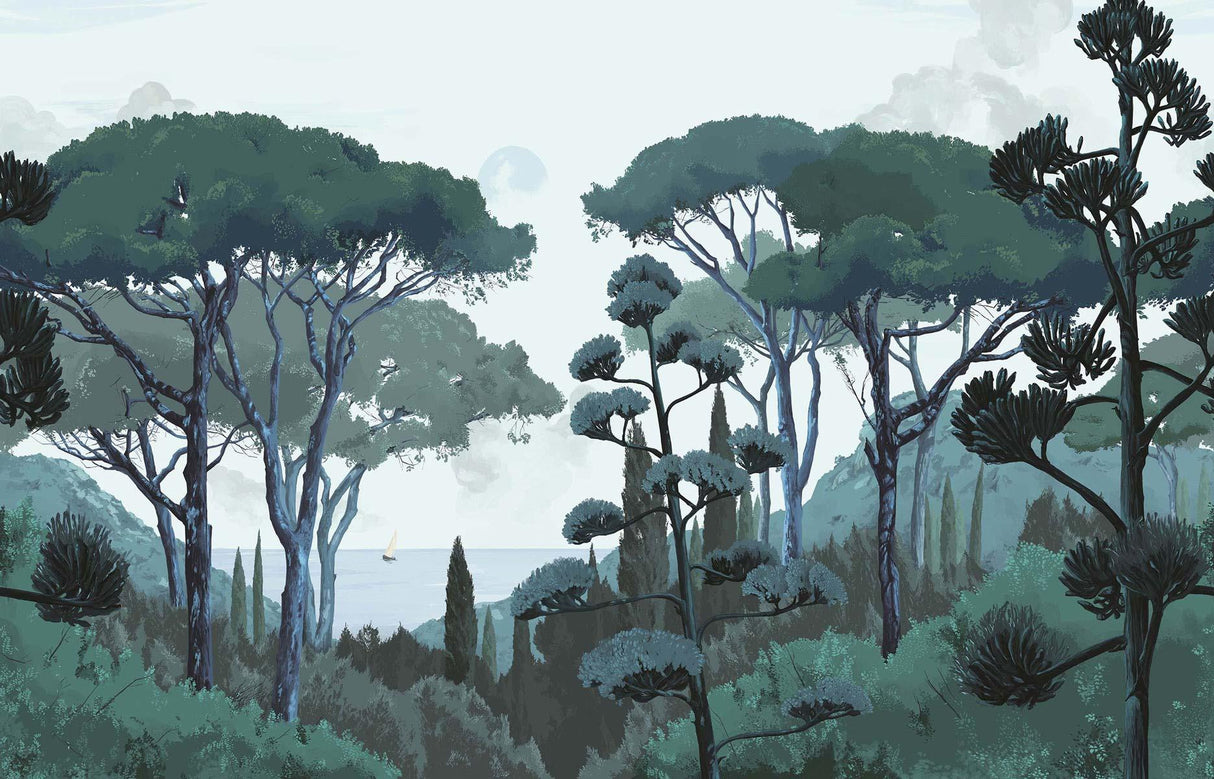 Veer Decor Tuscany Pack 1, 2 & 3 in Blue Wall Mural