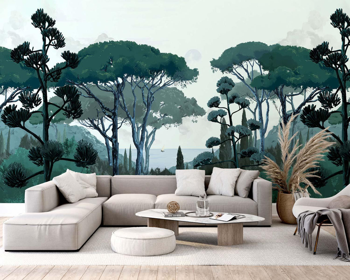 Veer Decor Tuscany Pack 1, 2 & 3 in Blue Wall Mural